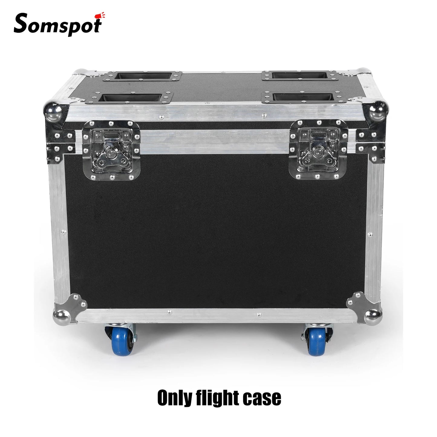 Somspot Flight Cases Heavy-duty Gator Case for (2) RGBW LED Moving Head Light Beam Focusing Light Airline Case Stage Equipment