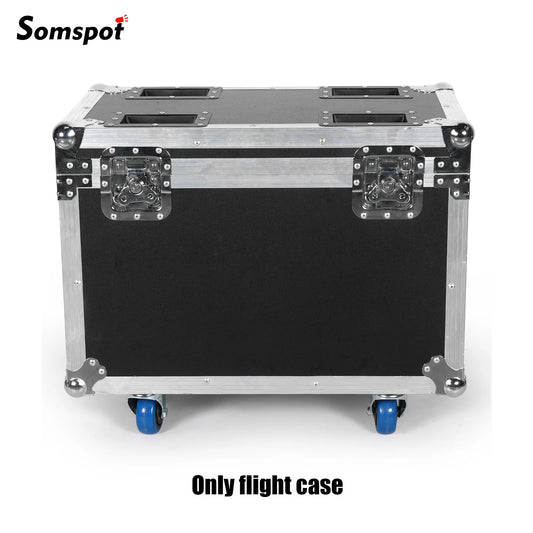 Somspot Flight Cases Heavy-duty Gator Case for (2) RGBW LED Moving Head Light Beam Focusing Light Airline Case Stage Equipment