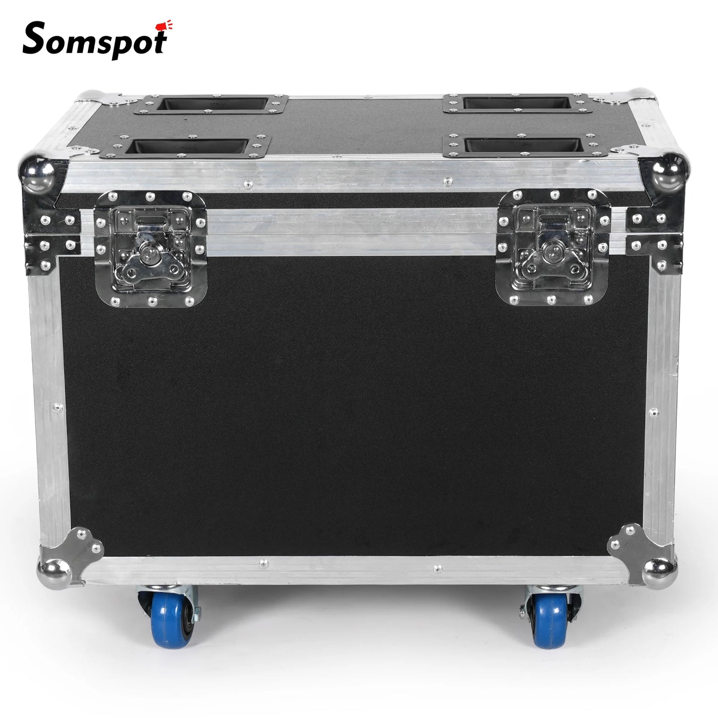 Somspot Flight Cases Heavy-duty Gator Case for (2) RGBW LED Moving Head Light Beam Focusing Light Airline Case Stage Equipment
